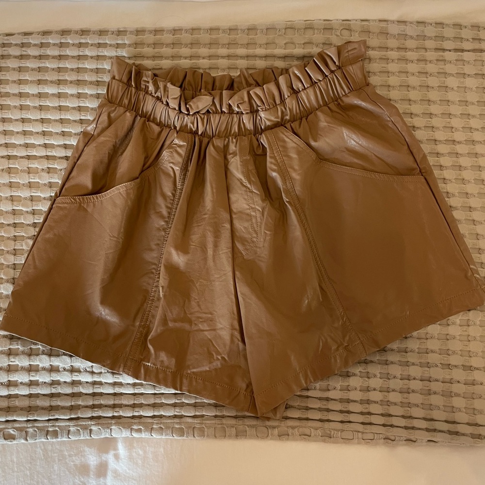 Leather Shorts